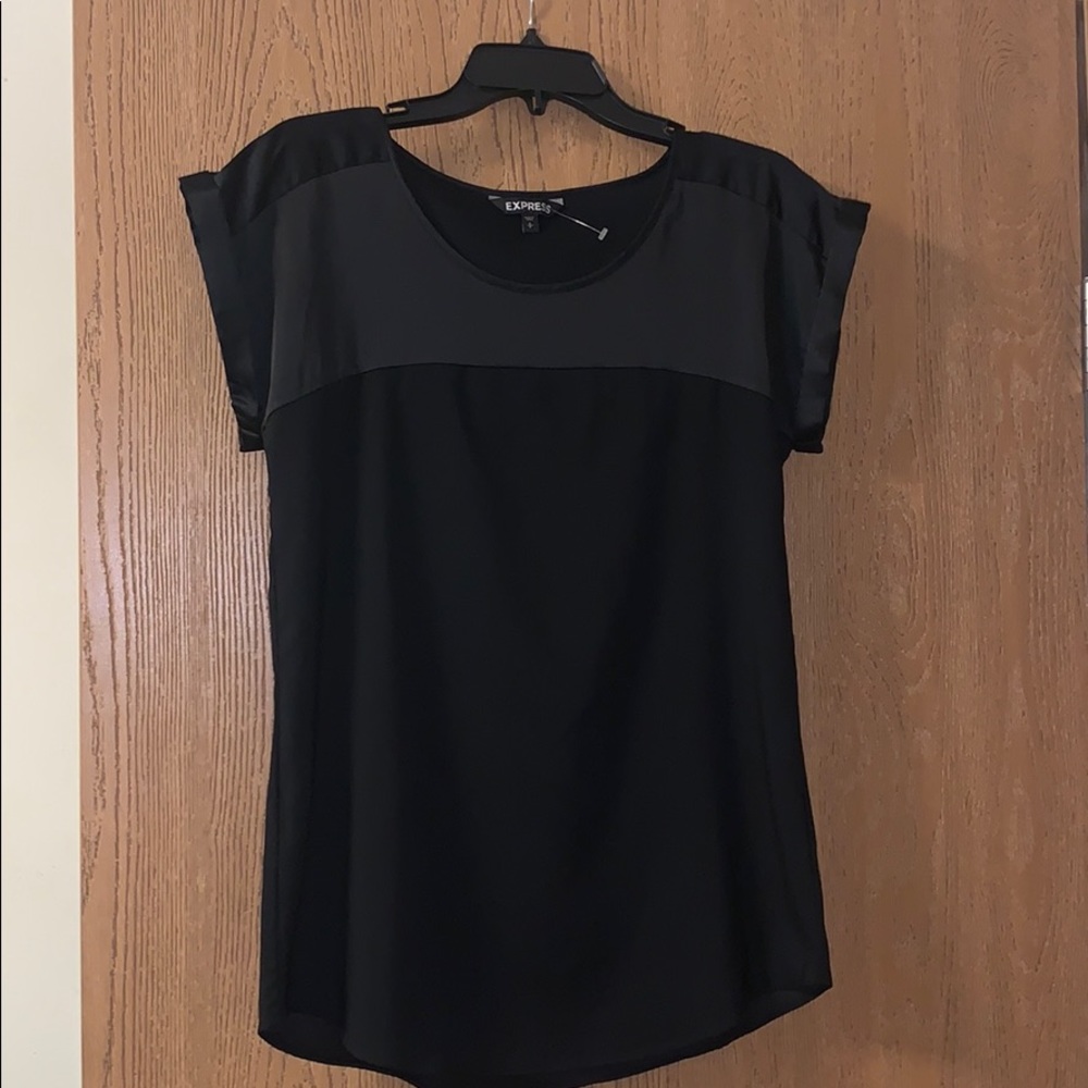 Express blouse black small